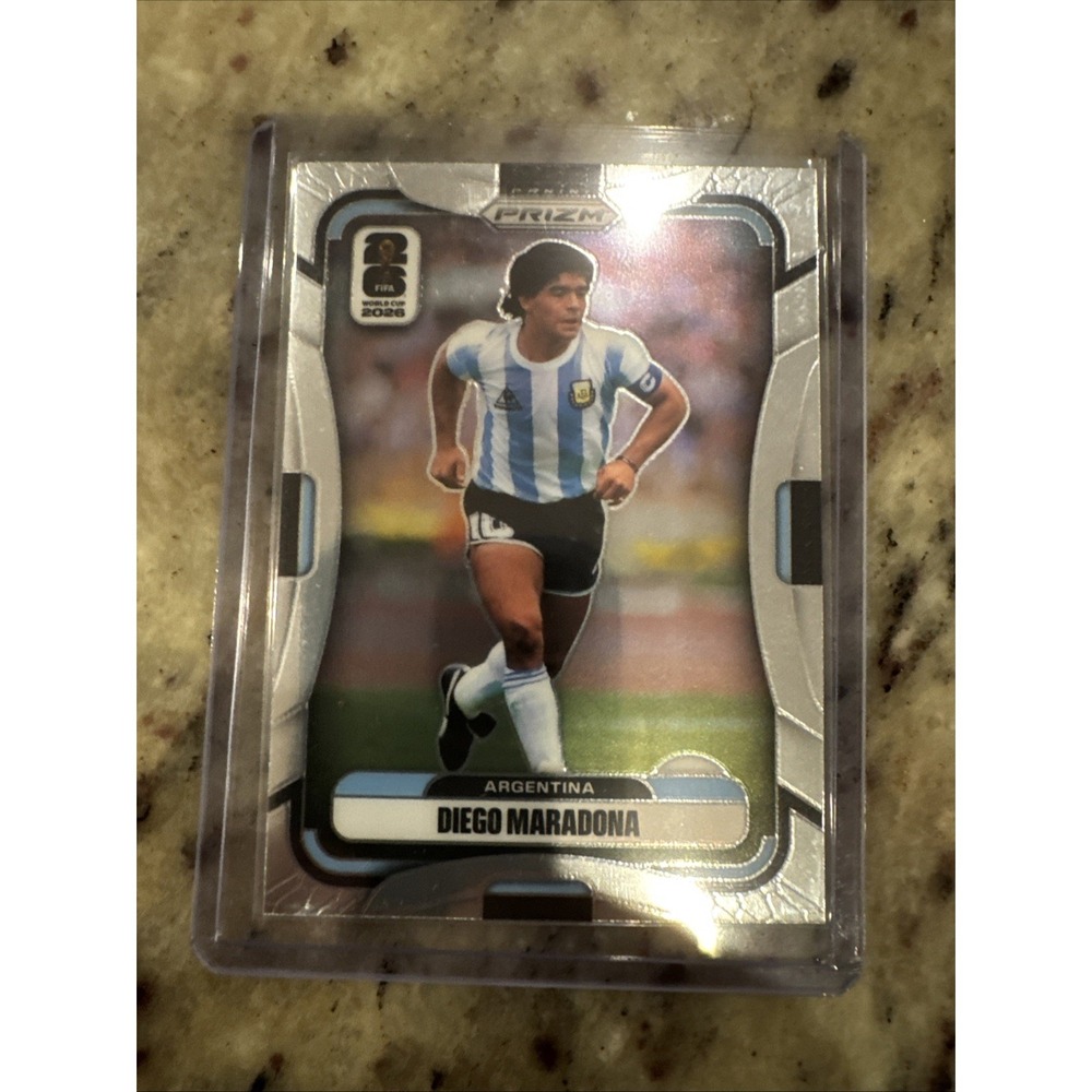 Panini Prizm FIFA Card Diego Maradona #21 Argentina Base Soccer Collectible